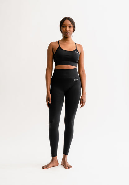 Maya Sports Bra Seamless Black