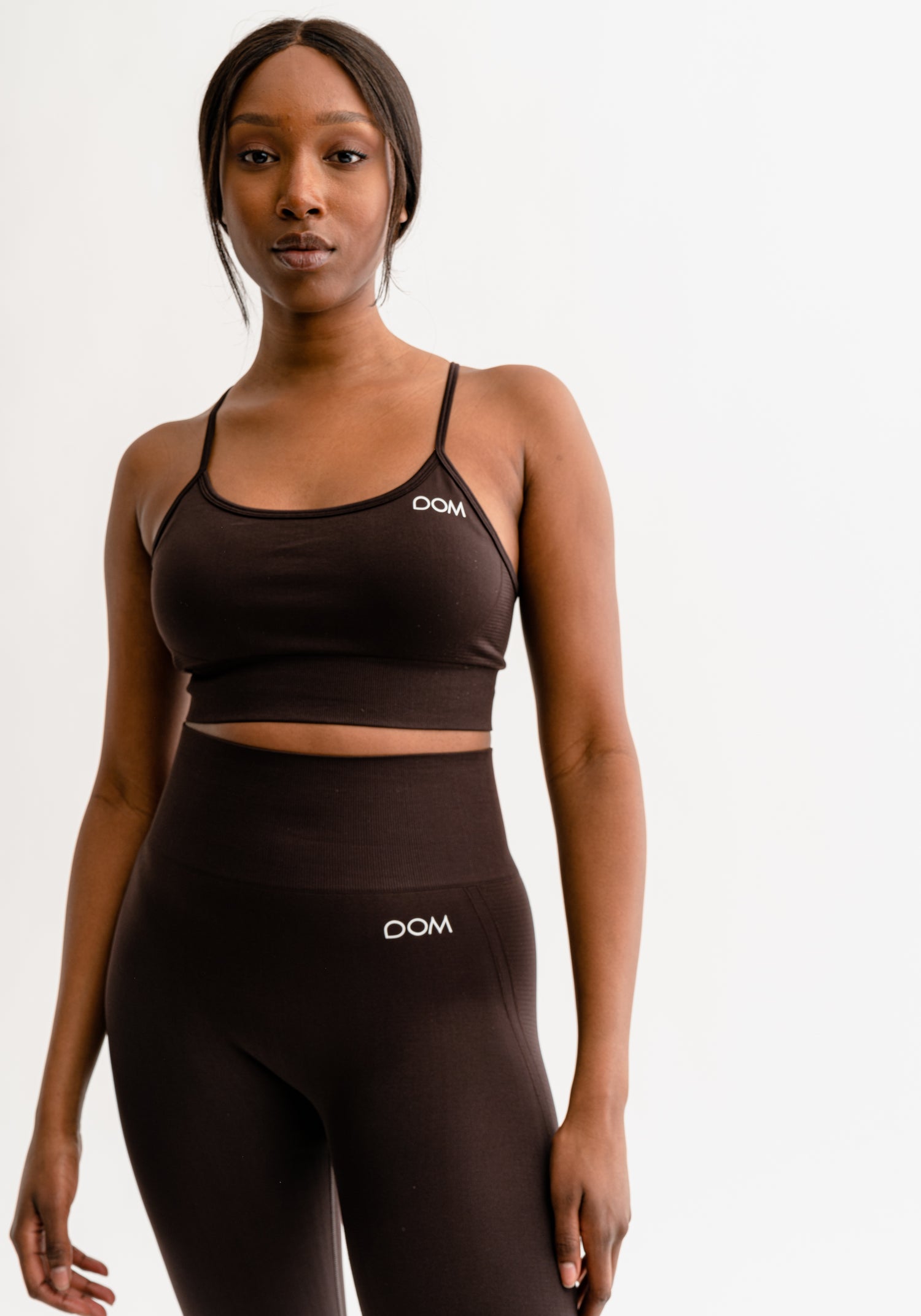 Maya Sports Bra Seamless Dark Brown