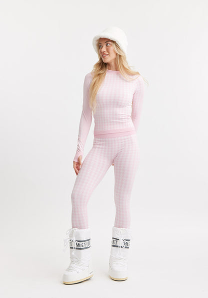 Seamless Base Layer Tights Pink