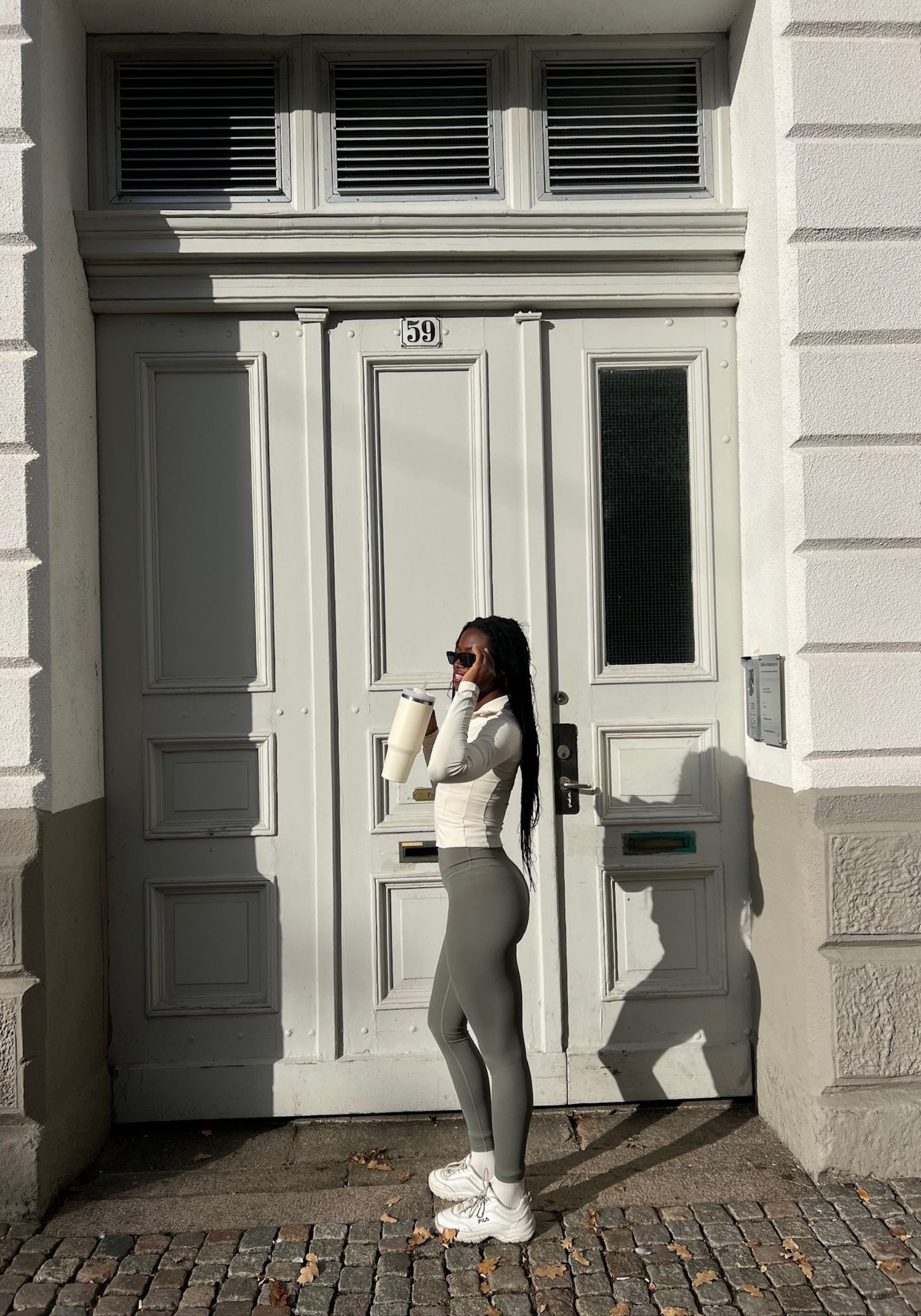 Ultimate Wrap Over Tights Khaki