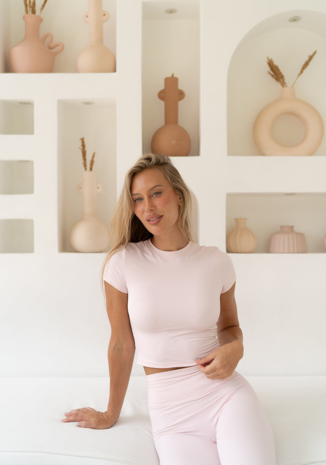 Butter Soft Tee Pink Blush