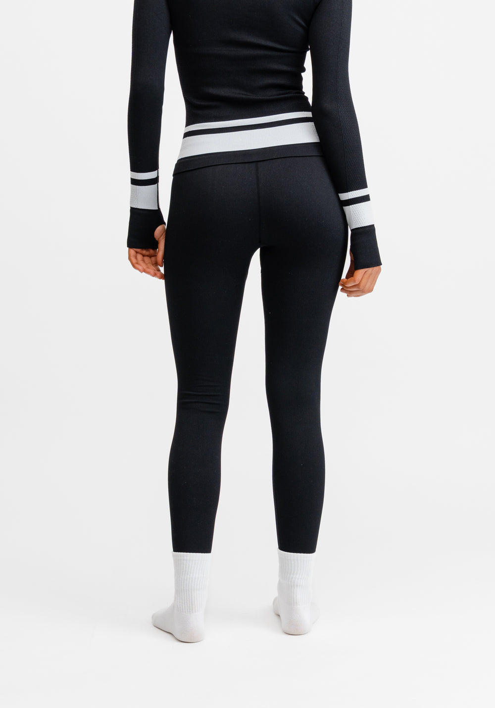 Seamless Base Layer Tights Black