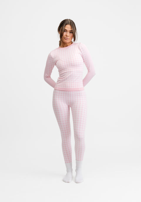 Seamless Base Layer Tights Pink