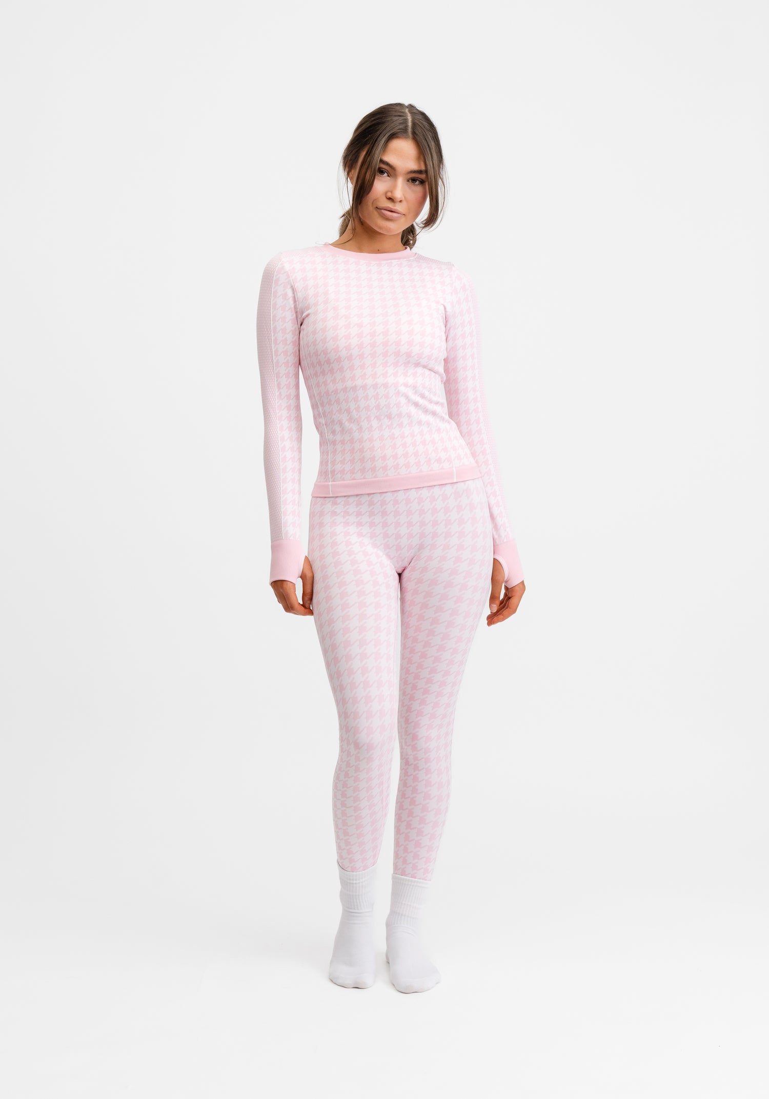 Seamless Base Layer Top Pink
