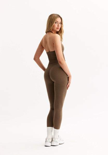 Seamless Delight Invisible Scrunch Tights Hazel Melange