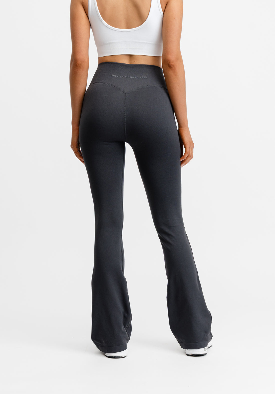 Seamless Flare Tights Dark Grey