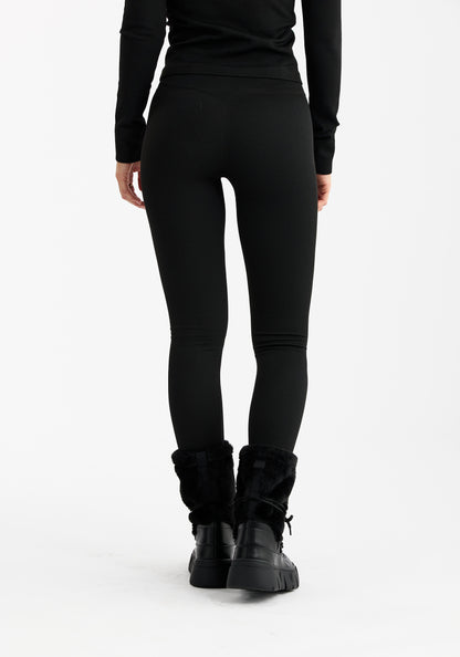 Seamless Base Layer Tights Black Après