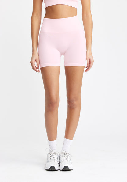 Sesh Bike Shorts Seamless Light Pink Blush