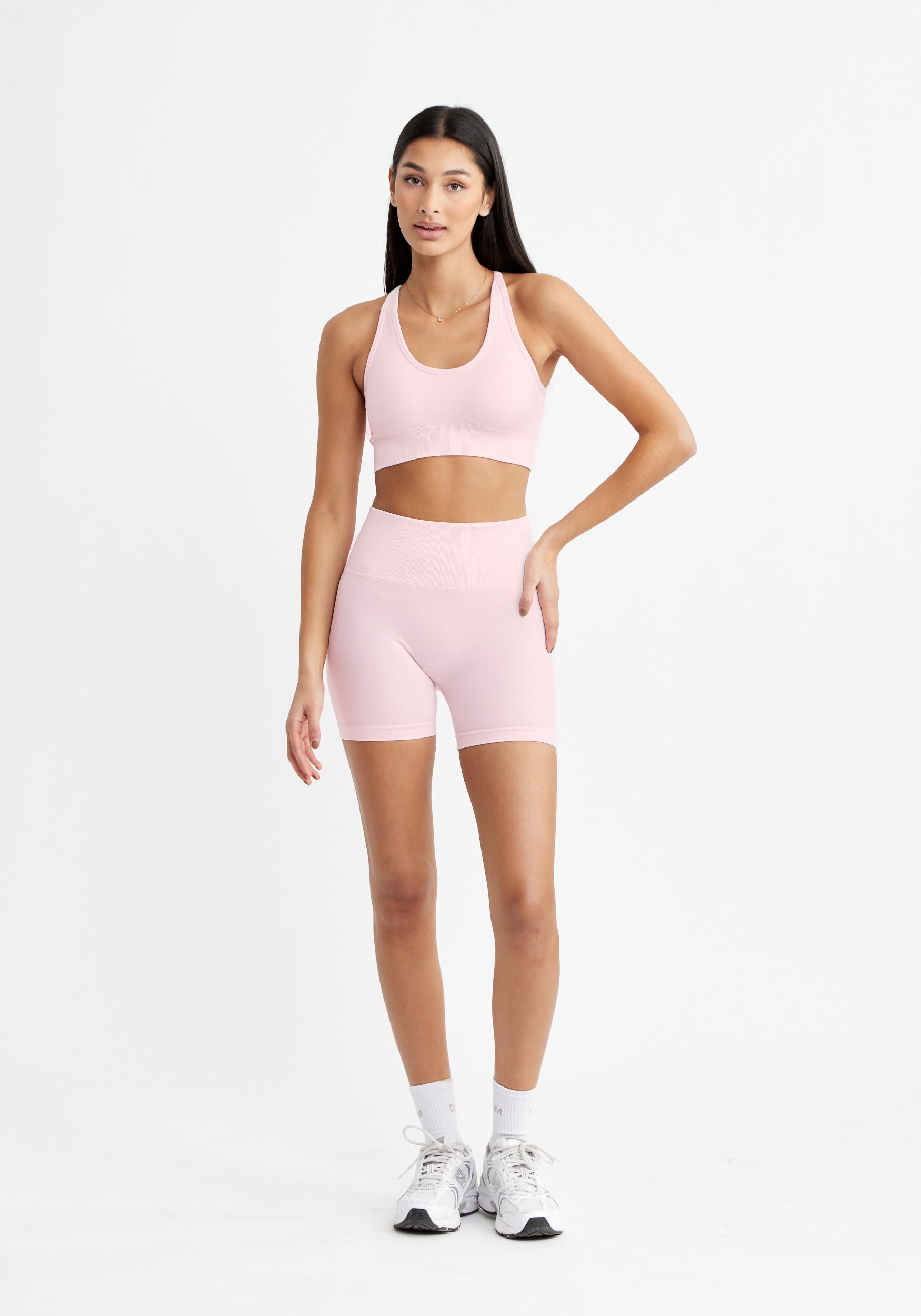 Sesh Bike Shorts Seamless Light Pink Blush