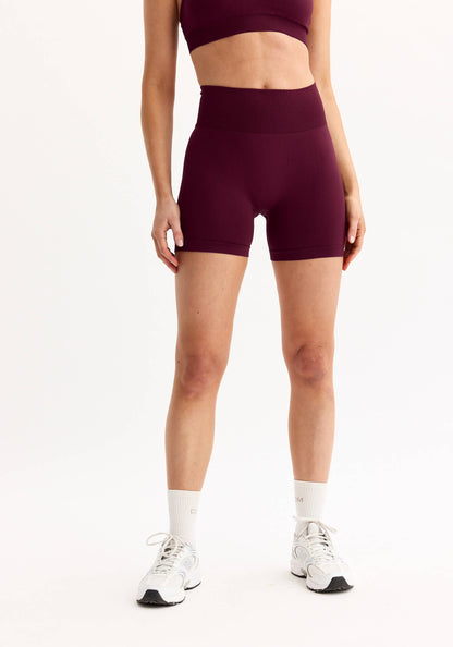 Signature Seamless Bike Shorts Cherry Lacquer