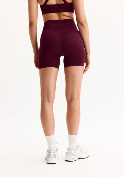 Signature Seamless Bike Shorts Cherry Lacquer
