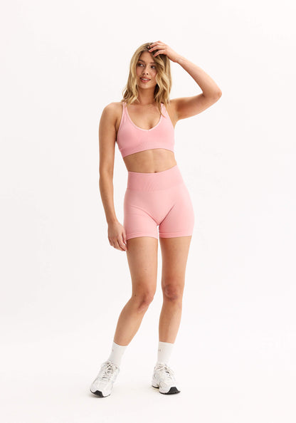 Signature Seamless Bike Shorts Nostalgic Pink