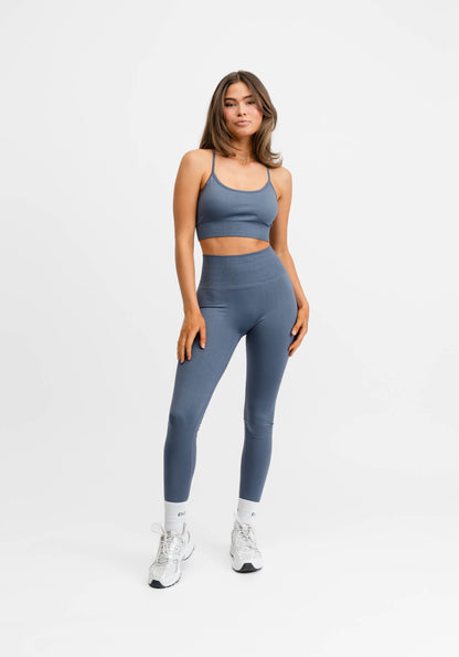Signature Seamless Sports Bra Navy