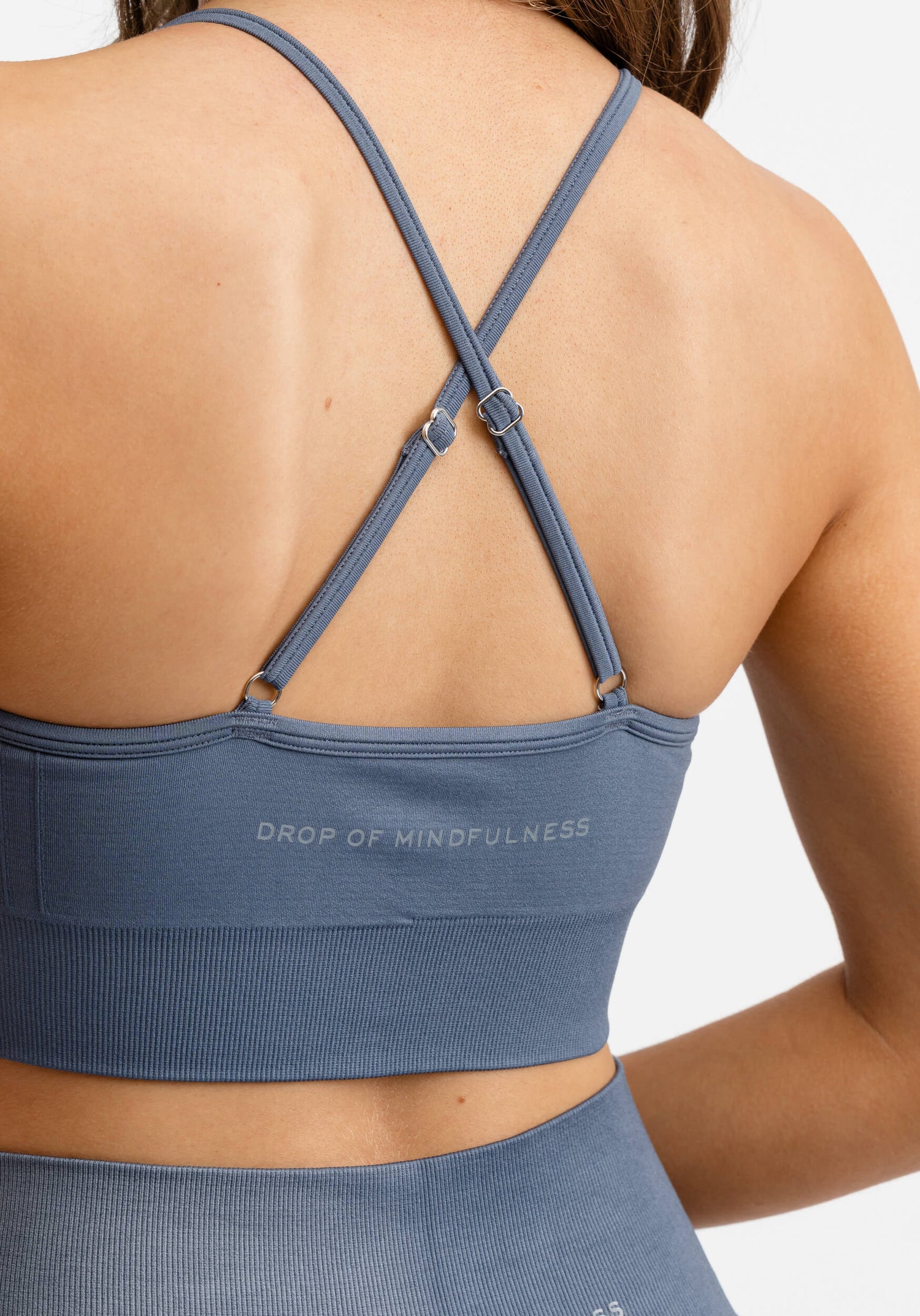 Signature Seamless Sports Bra Navy
