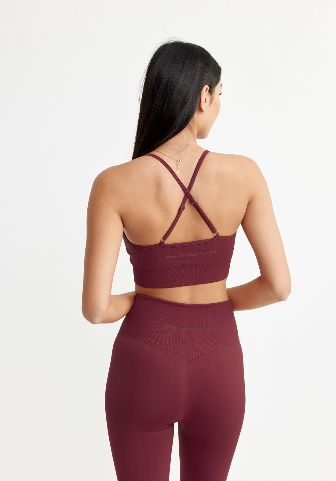 Signature Seamless Sports Bra Ruby Wine