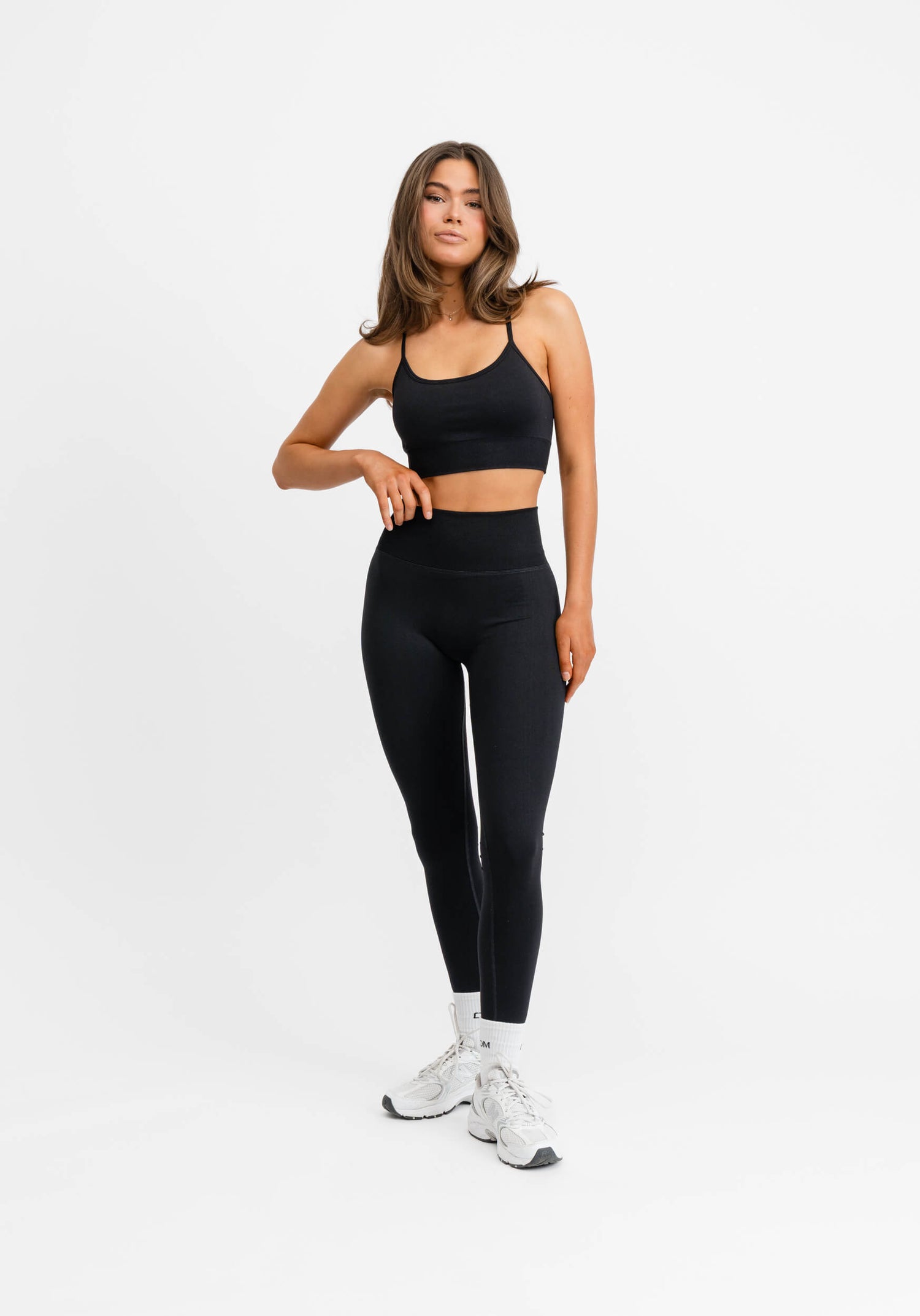 Signature Seamless Tights Black