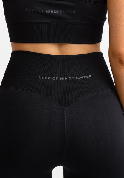 Signature Seamless Tights Black