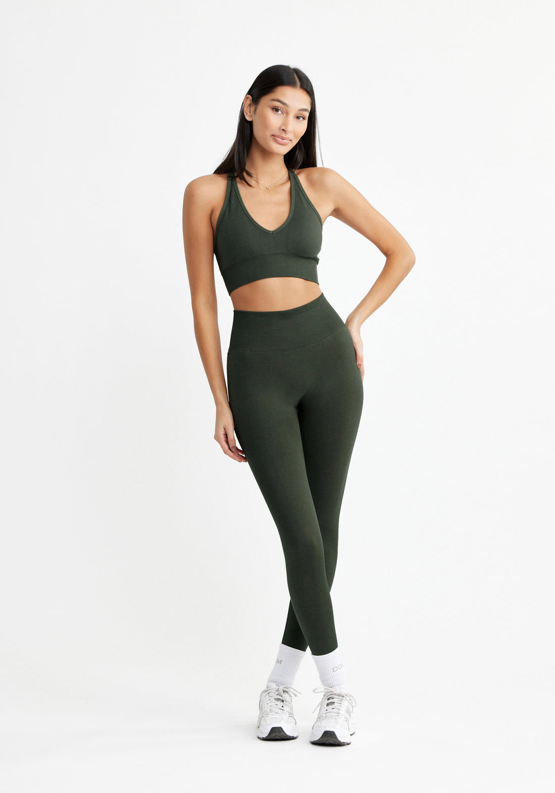 Signature Seamless Tights Dark Green