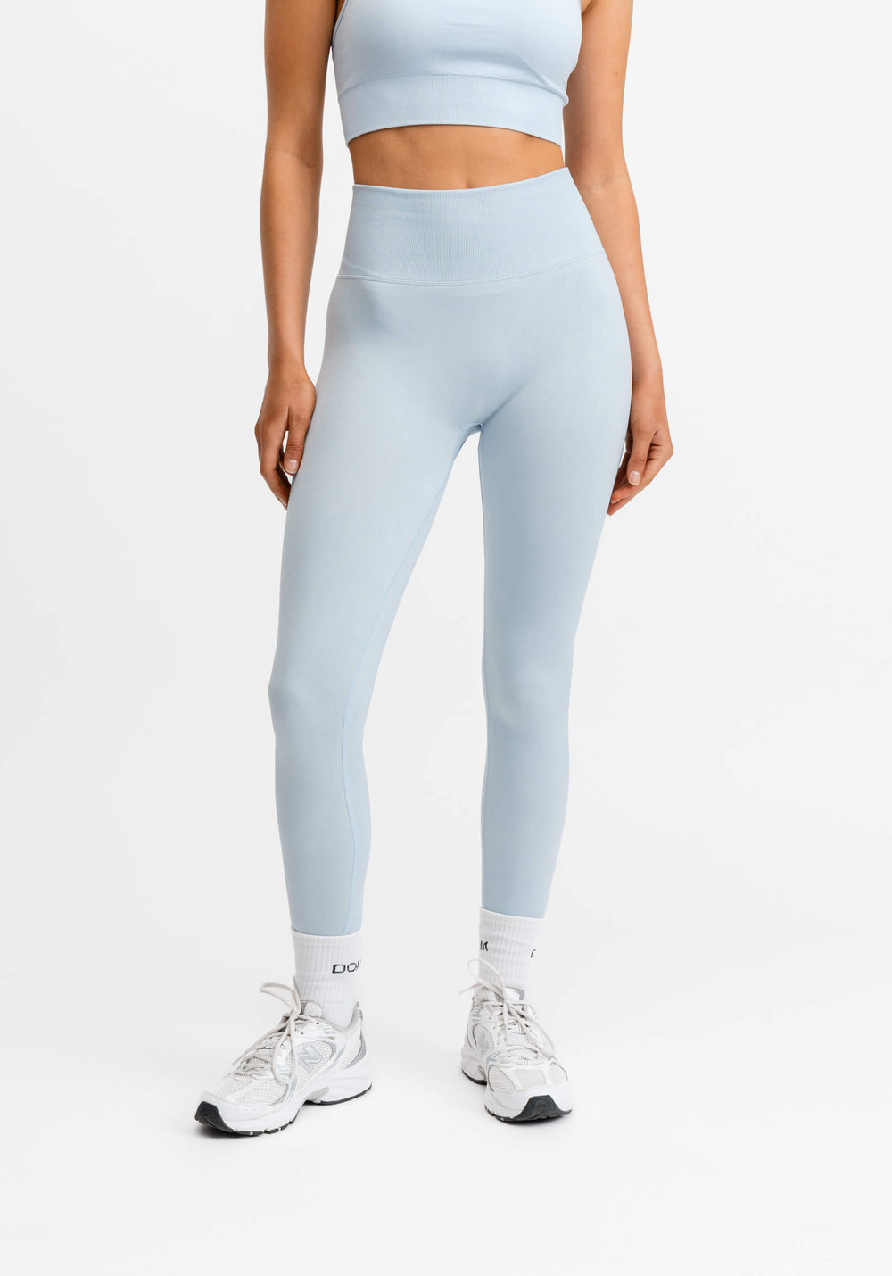 Signature Seamless Tights Light Blue