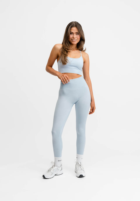Signature Seamless Tights Light Blue