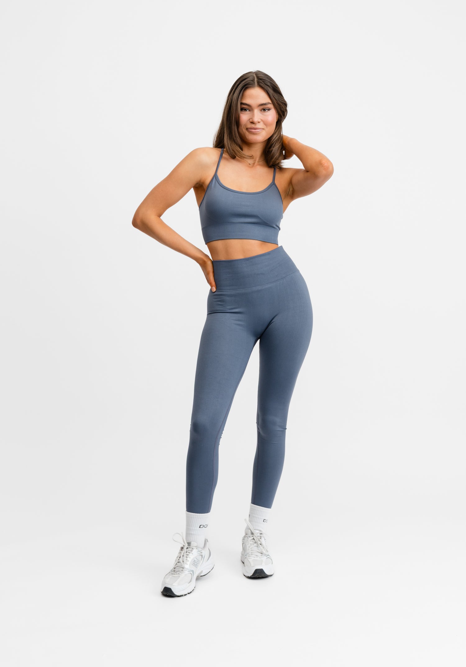 Signature Seamless Tights Navy