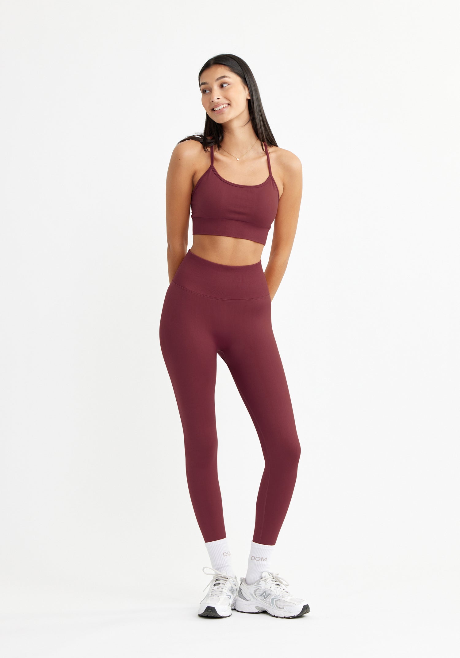 Signature Seamless Tights Ruby Wine