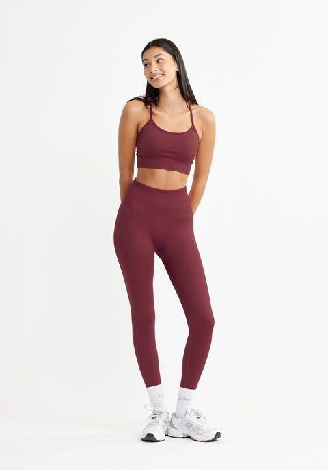 Signature Seamless Tights Ruby Wine