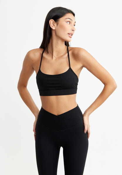 Ultimate Mini Strap Sports Bra Black