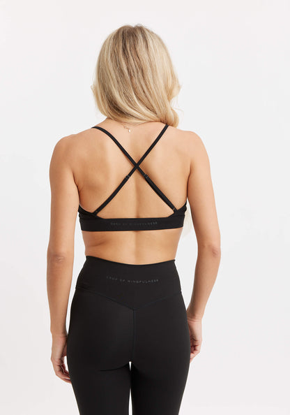 Ultimate Mini Strap Sports Bra Black
