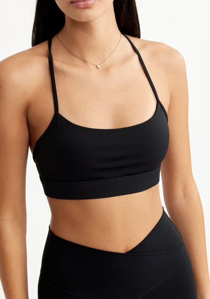 Ultimate Mini Strap Sports Bra Black
