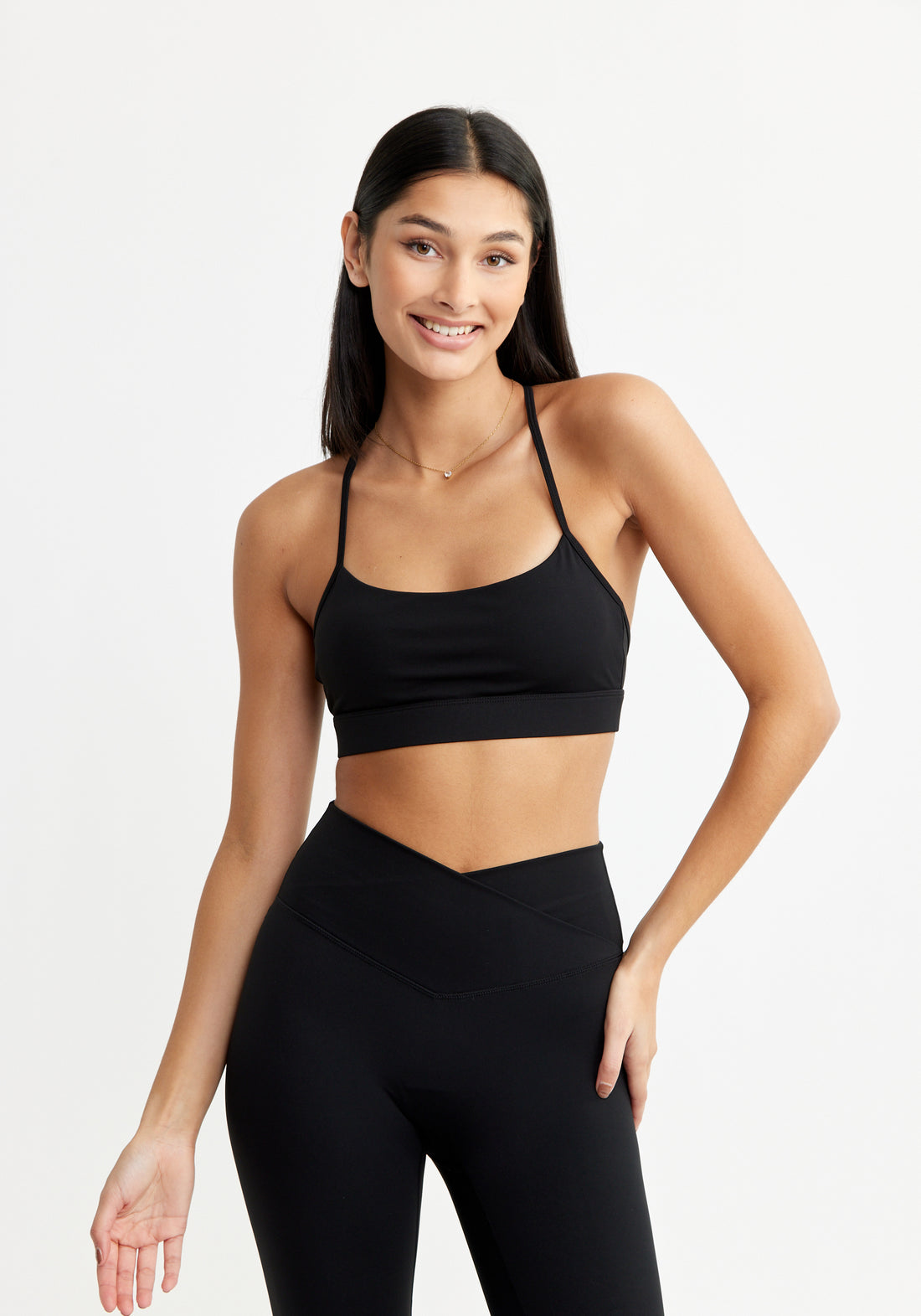 Ultimate Mini Strap Sports Bra Black