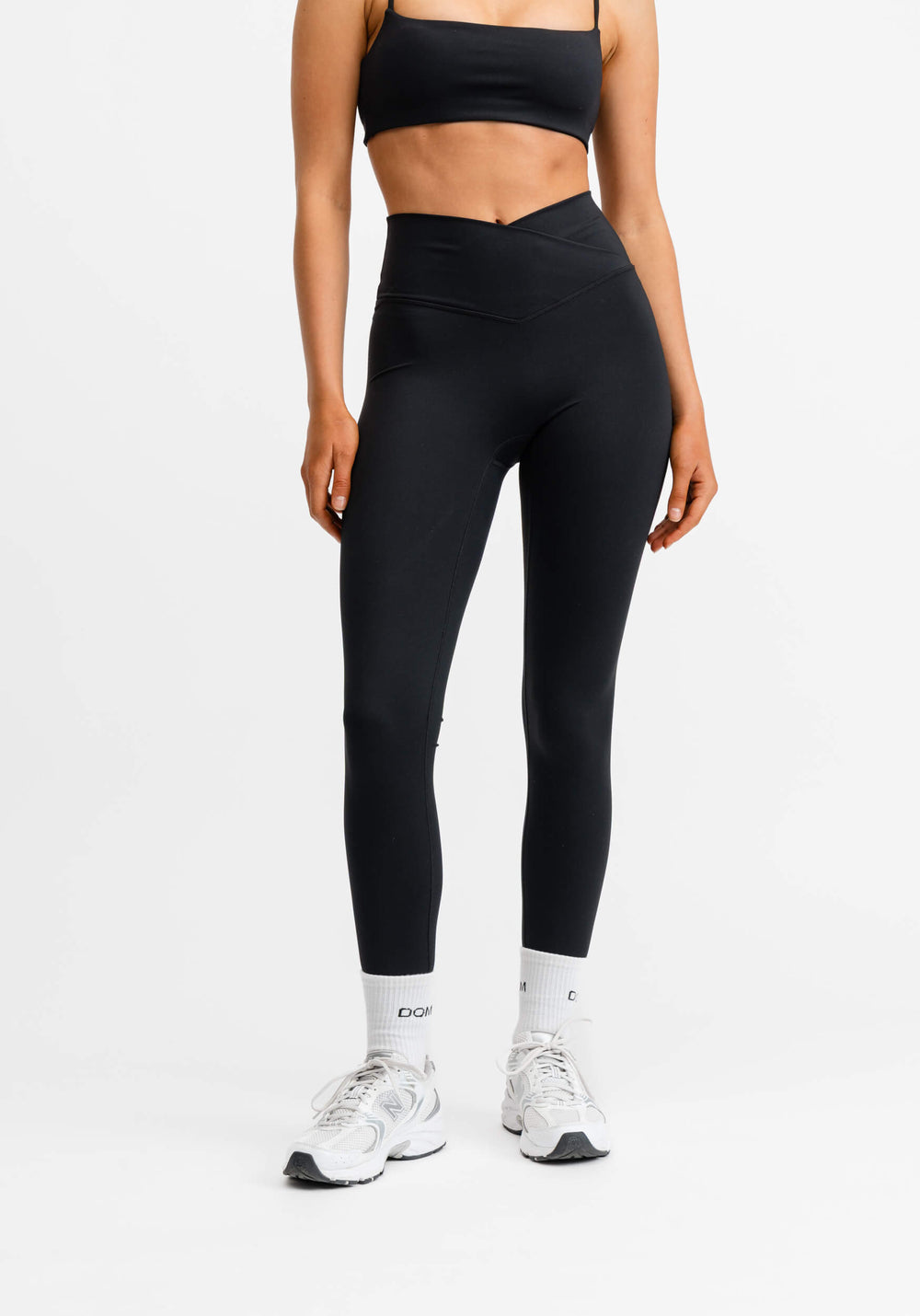 Ultimate Wrap Over Tights Black