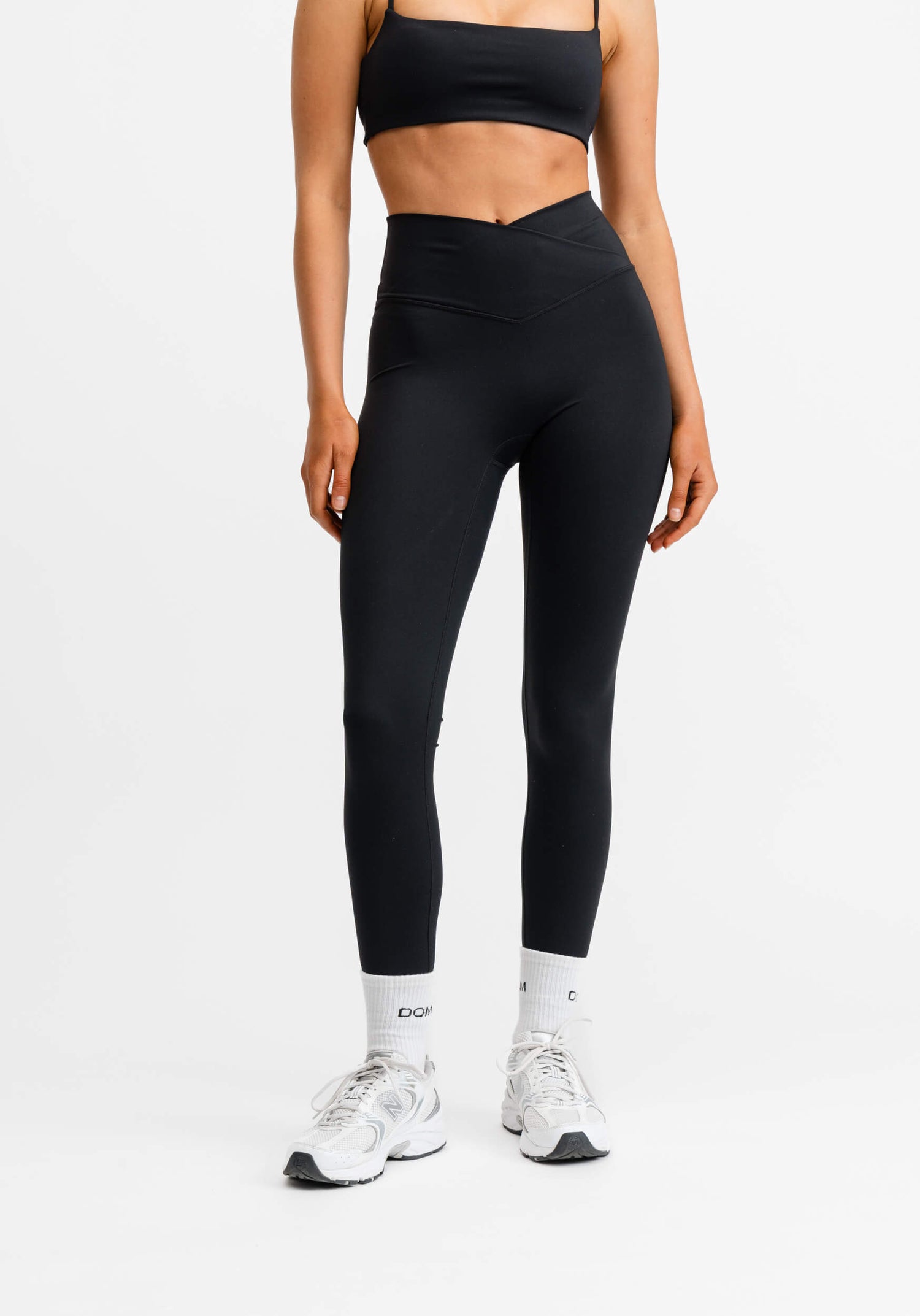 Ultimate Wrap Over Tights Black