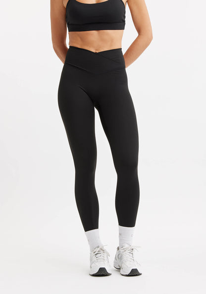 Ultimate Wrap Over Tights Black