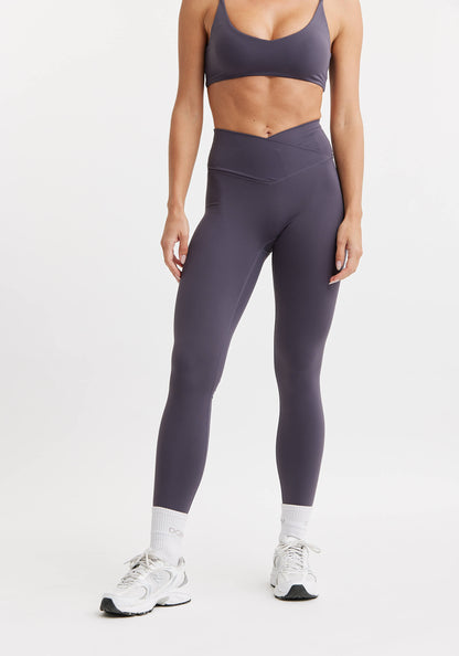 Ultimate Wrap Over Tights Charcoal