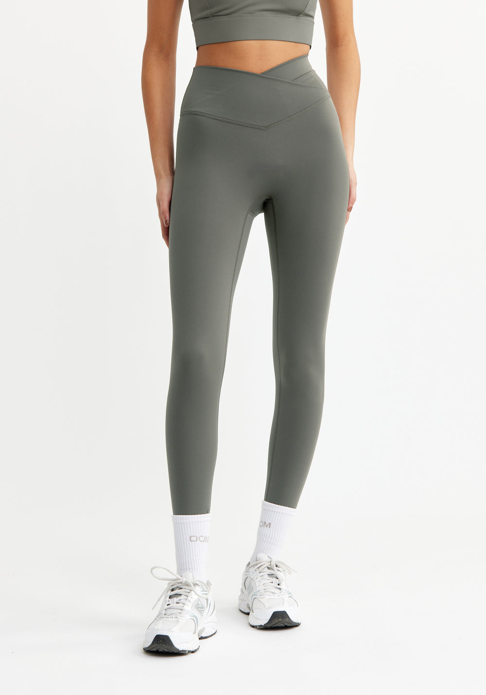 Ultimate Wrap Over Tights Khaki
