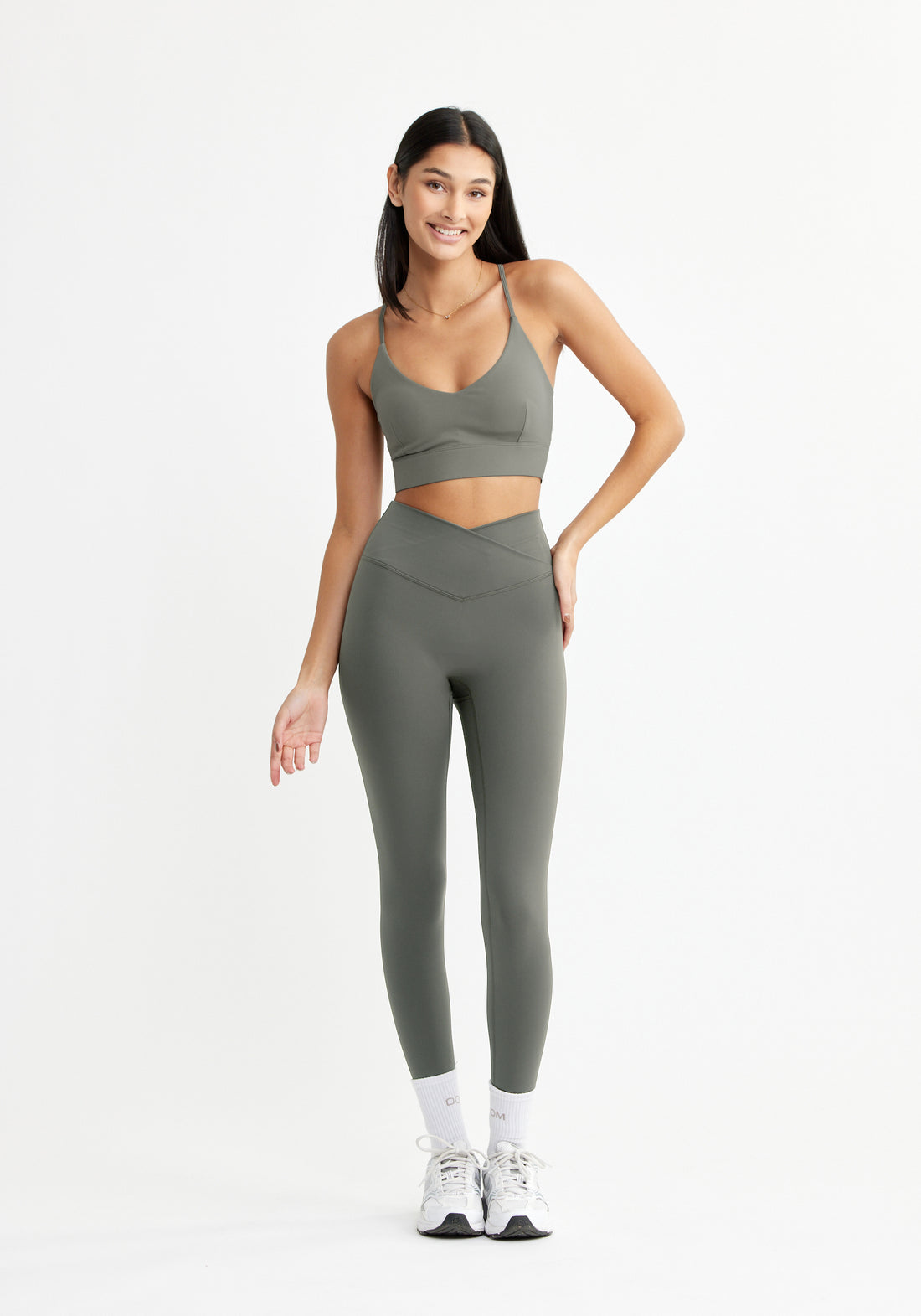 Ultimate Wrap Over Tights Khaki