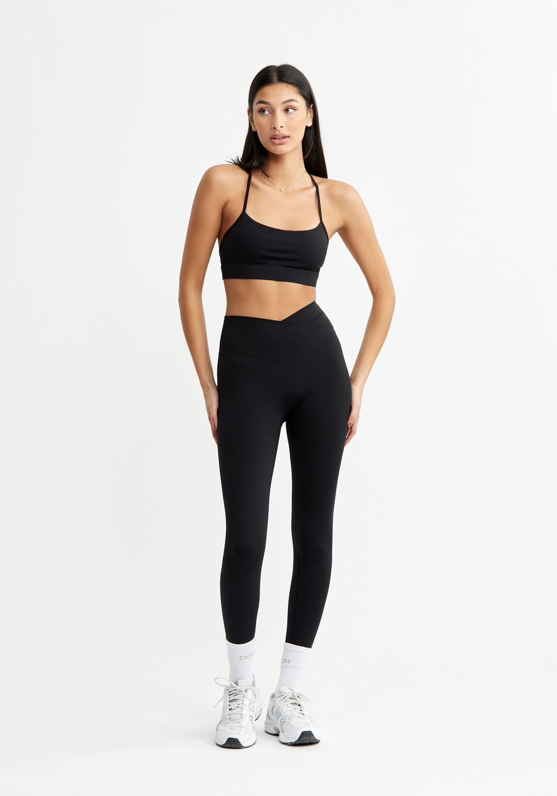 Ultimate Wrap Over Tights Black