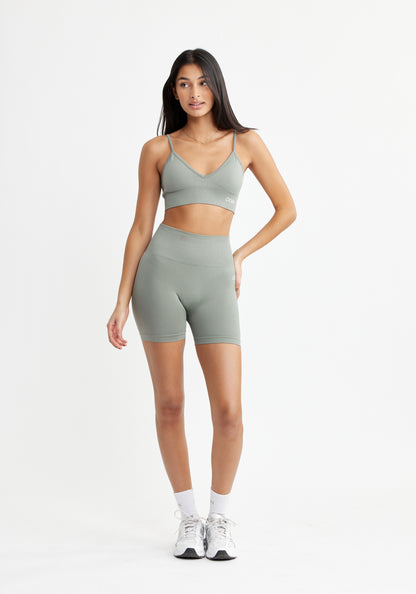 Sesh Bike Shorts Seamless Vintage Khaki