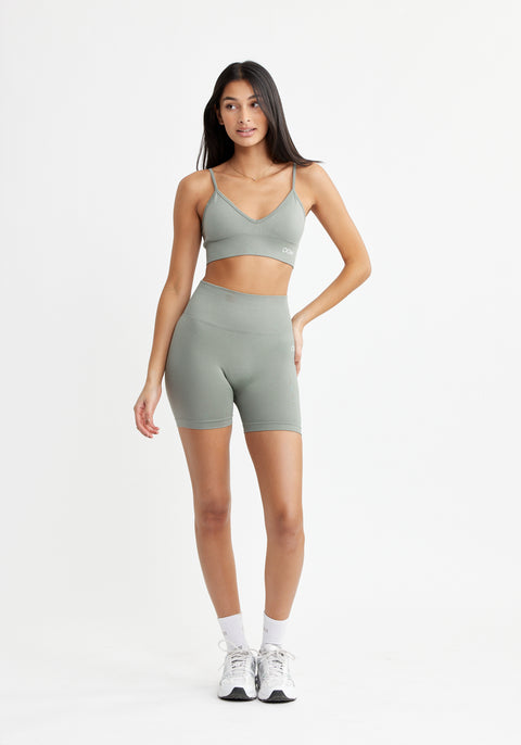 Sesh Bike Shorts Seamless Vintage Khaki