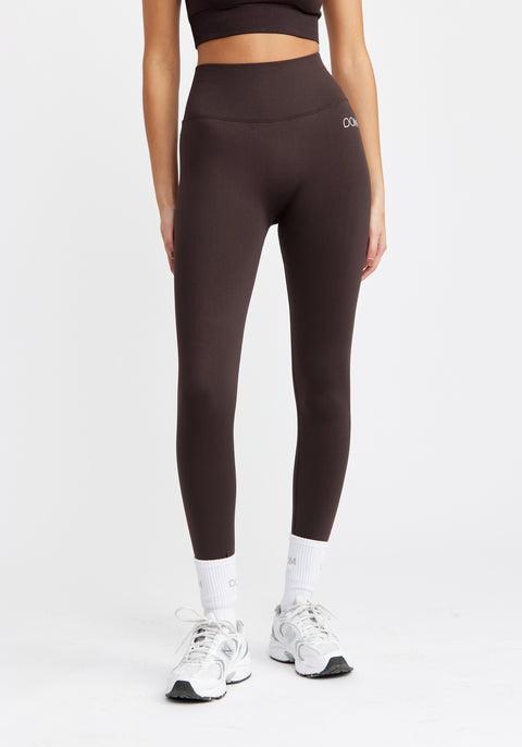 Sesh Tights Seamless Dark Brown