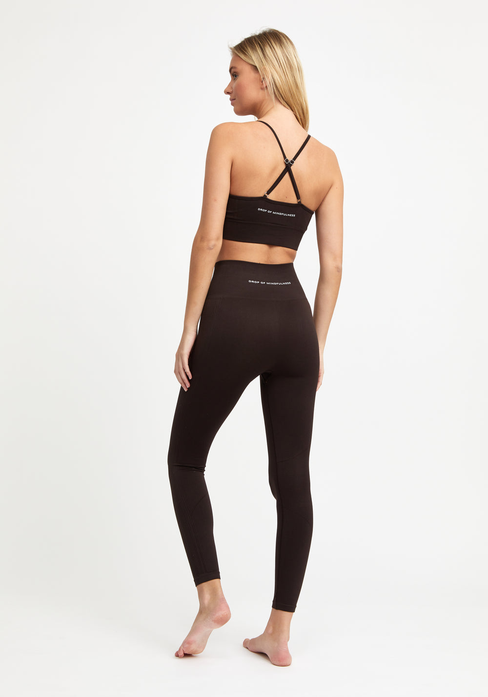 Cora Tights Seamless Dark Brown